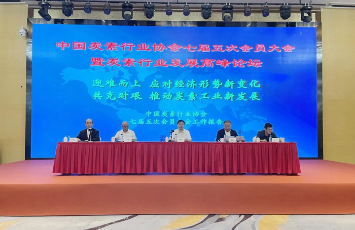 中泽集团总经理鞠自力出席中国炭素行业协会七届五次会员大会并作报告