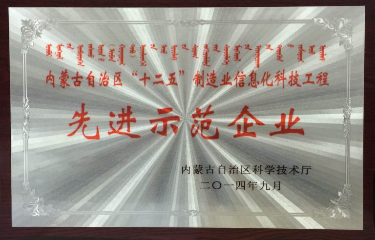 自治区-先进示范企业