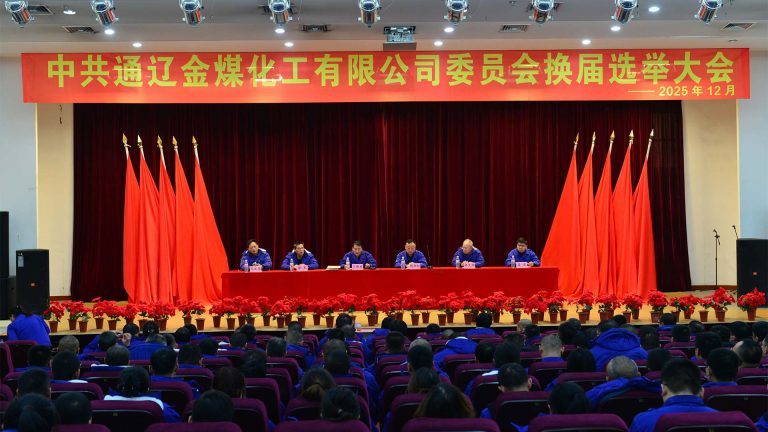 中共通辽金煤化工有限公司委员会换届选举大会圆满完成